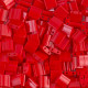 Miyuki tila 5x5mm beads - Opaque dark red TL-408